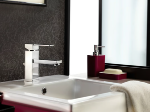 QUBIKA - Single handle 1 hole washbasin mixer without waste _ Remer Rubinetterie